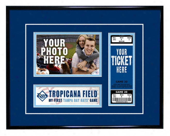 Tampa Bay Devil Rays - My First Game - Ticket Frame