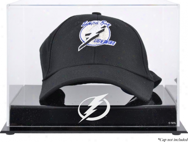 Tampa Bay Lightning Acrylic Cap Logo Display Case