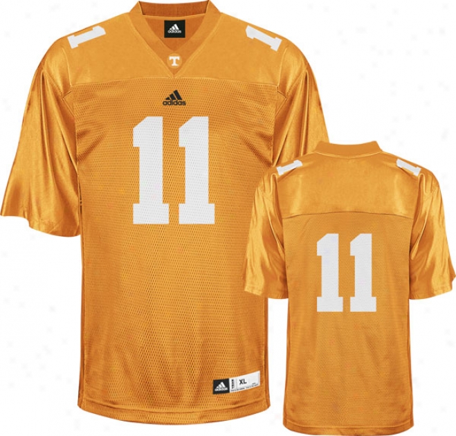 Tennessee Volunteers Football Jersey: Adidas #11 Orahge Replica Football Jersey