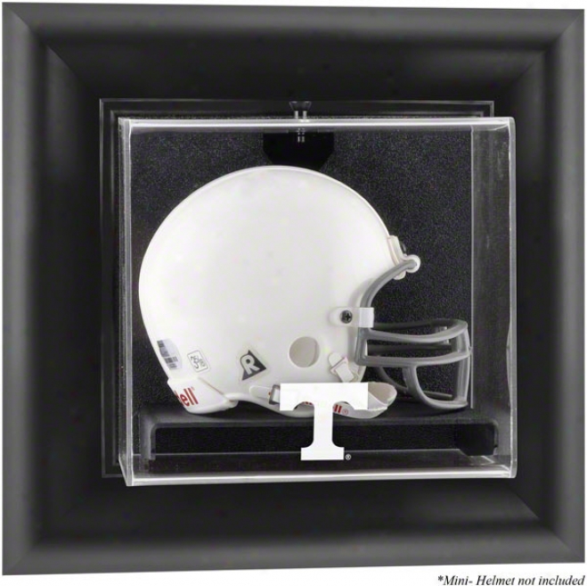 Tennessee Volunteers Framed Wall Mounted Logo Minj Hwlmet Display Case