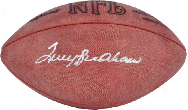 Terry Bradshaw Autographed Football  Details: Rozelle Pro Wilson Football