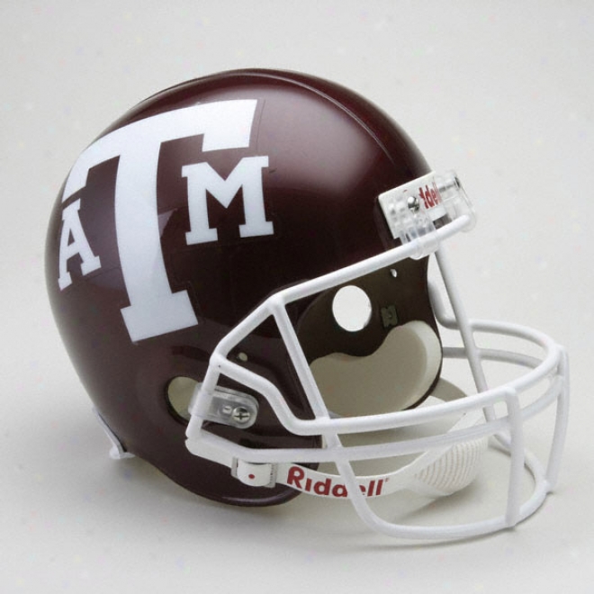 Texas A&m Aggies Deluxe Replica Riddell Helmet