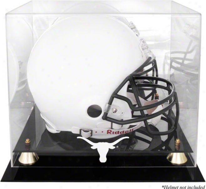 Texas Longhorns Golden Classic Logo Helmet Display Case