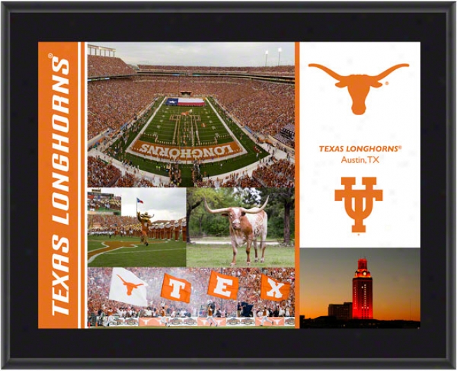 Texas Longhorns Plaque  Details: Sublimated, 10x13, Ncaa Plaque