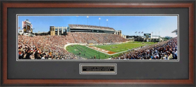 Texas Longhorns Texas Memorial Stadium Framed Panoramic