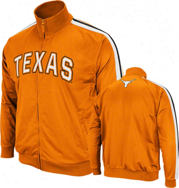 Texas Longhorns Texas Orange Pace Track Jacket