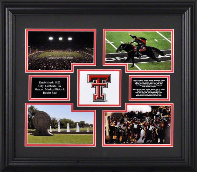 Texas Tech Red Raiders Framed 4-photograph Collage