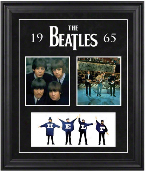 The Beatles 1965 Framed Preen5ation