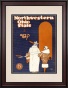 1927 Ohio State Buckeyes Vs. Northwestern Wildcats 10.5x14 Framed Historic Football Print