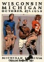 1928 Michigan Vs. Wisconsin 22 X 30 Canvas Historic Football Print
