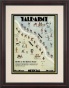 1929 Yale Bulldogs Vs. Army Black Knights 8.5 X 11 Framed Hisotric Football Print