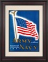 1941 Army Vs. Navy 10.5x14 Framed Historic Football Print