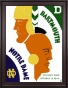 1944 Dartmouth Big Green Vs Notre Dame Fighting Irish 36 X 48 Framed Canvas Historic Football Poster