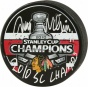 Antti Niemi Autographed Robin Good-fellow  Details: 2010 Stanley Lot Champiions Logo Puck, 2010 Sc Champs Inscription