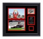 Carl Edwards Framed 5x7 Photogtaphs With Autographed Card, Race Tire And Personalized Nameplate