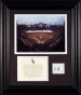 Chicago White Sox Framed 6x8 Satdium Photo With Game Used Baseball And Descriptlve Plate