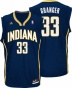 Danny Granger Jersey: Acidas Revolution 30 Navy Replica #33 Indiana Pacers Jersey