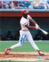 Eric Davis Cincinnati Reds Autogralhed 8x10 Photo Swing
