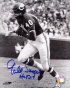 Gale Sayers Chicago Bears Black And White Autographed 8d10 Photograph With Hof 77 Inscription