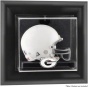 Georgia Bulldogs Framed Wall Mounted Logo Mini Helmet Display Caes