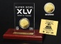 Green Bay Packers Super Bowl Xlv Champions 24kt Gold In Etched Acrylic