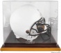 Lsu Tigers Woodbase Logo Helmet Display Case W/ Mirror Back