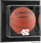 North Carolina Tar Heels Framed Wall Mounted Logo Basketball Display Case