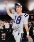 Peyton Manning Indianapolis Colts - Super Bowl Xlk Action - Autographed 16x20 Photograph