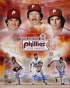 Philadelphia Phillies 1980 World Series Autographedd1 6x20 Collage Signed By Pete Rose, Steve Carlton And Mike Schmidt