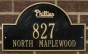 Philadelphia Phillies Black And Gold Personalized Address Wall Plaque