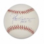 Rod Carew Autographed Baeball  Details: Hof 91 Inscription