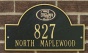 San Francisco 49ers Black And Gold Personalized Address Wall Plaque