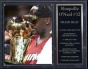 Shaquille O'neal Sublimated 12x15 Plaque  Details: Miami Heat, 2006 Nba Champions