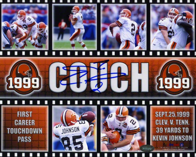 Tim Couch Cleveland Browns - Primary Td Pass - 8x10 Autographed Photograph