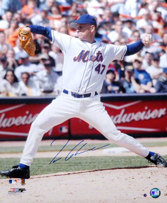 Tom Glavine New York Mets - Pitching - Autographed 16x20 Photograph