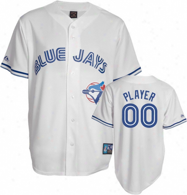 Toronto Blue Jays Cooperstown White -any Player- Replica Jersey