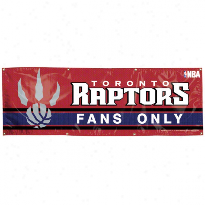 Toronto Raptors 2x6 Vinyl Banner