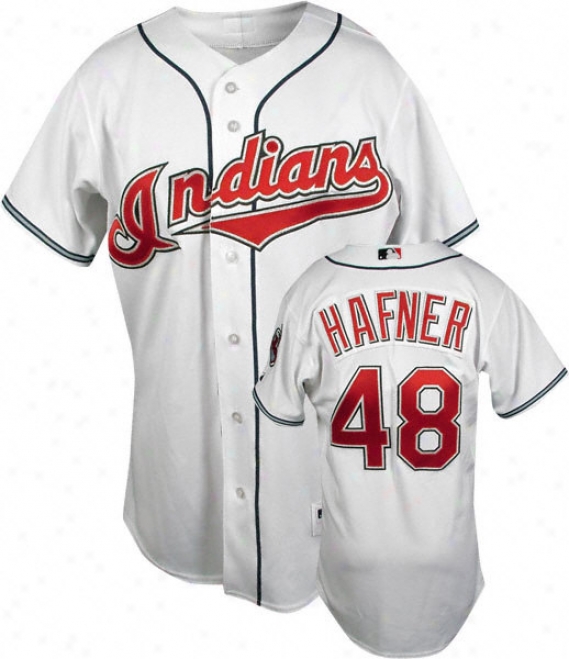 Travis Hafner White Splendid Mlb Home Authentic Cleveland Indians Jersey