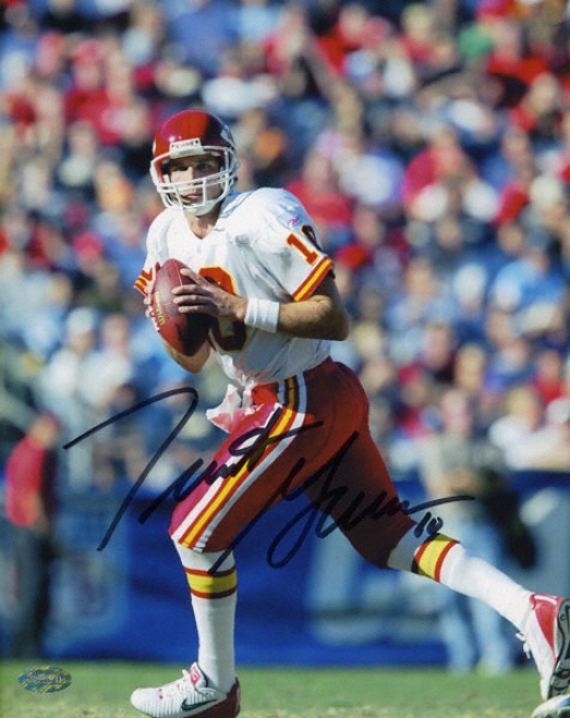 Trent Green Kansas City Chiefs 8x10 Autographed Photograph