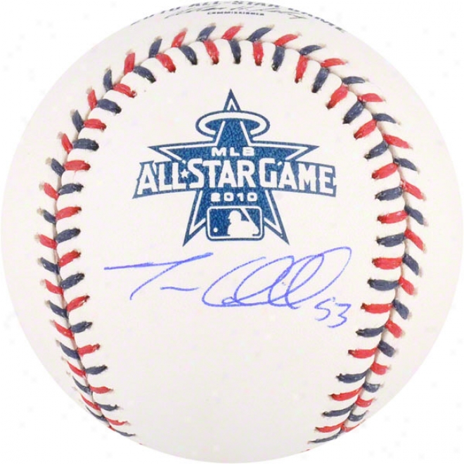 Trevor Cahill Autographed Baseball  Details: Oakland Athletics