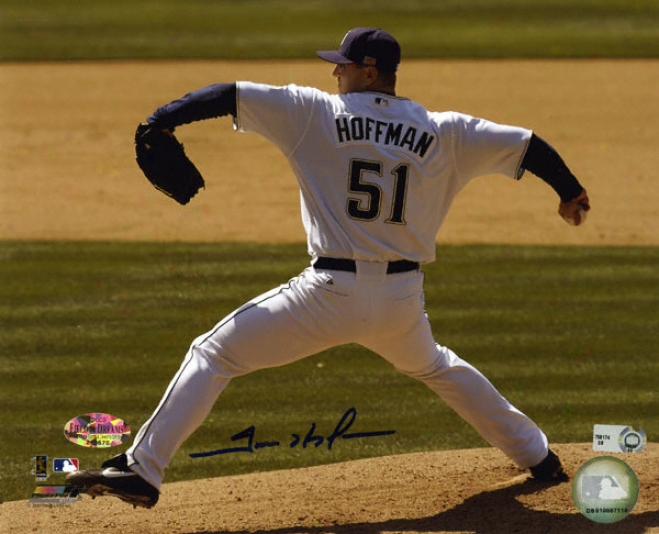 Trevor Hoffman San Diego Padres Autographed 8x10 Photograph