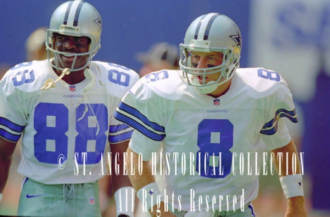 Troy Aikman And Michael Irvin Dallas Cowboys - Ready To Roll - 16x20 Portrait