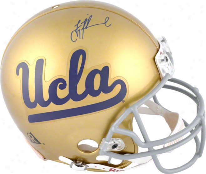 Troy Aikman Autographed Pro-line Helmet  Details: Ucla Bruins, Authentic Riddell Helmet