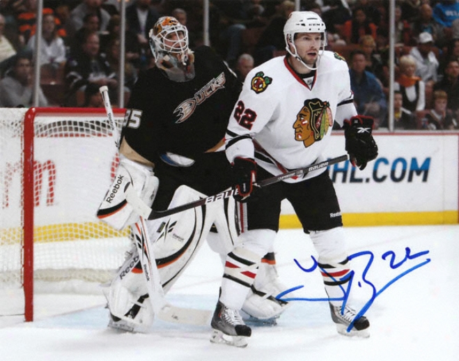 Ttoy Brouwer Chicago Blackhawks Autographed 8x10 Photograph