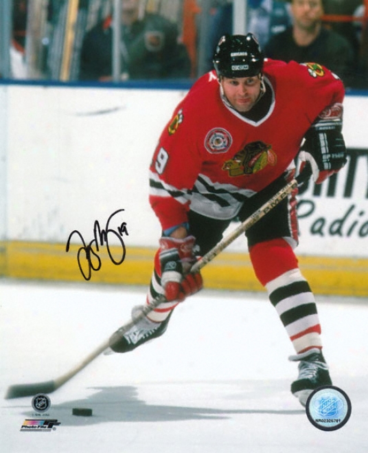 Troy Murray Chicago Blackhawks Autographed 8x10 Photograph