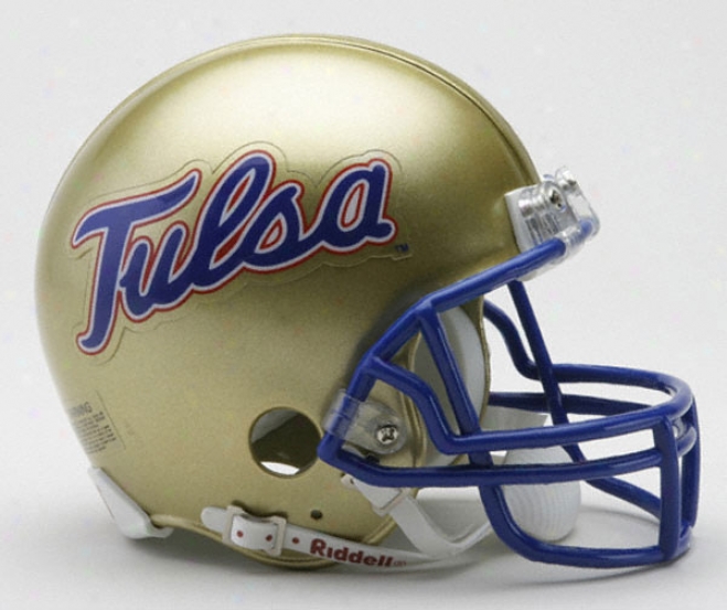 Tulsa Golden Hurricane Riddell Mini Helmet