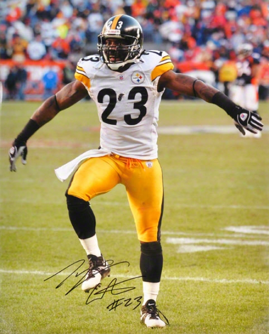 Tyrone Carter Pittsburh Steelers - Celebrating - 16x20 Autographed Photograph