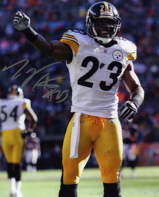 Tyrone Carter Pittsburgh Steelers - Fist Pump - 8x10 Autographed Photograph