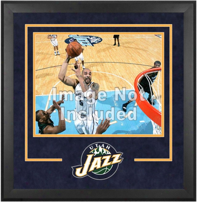 Utah Jazz 16x20 Horizzontal Setup Frame With Team Logo