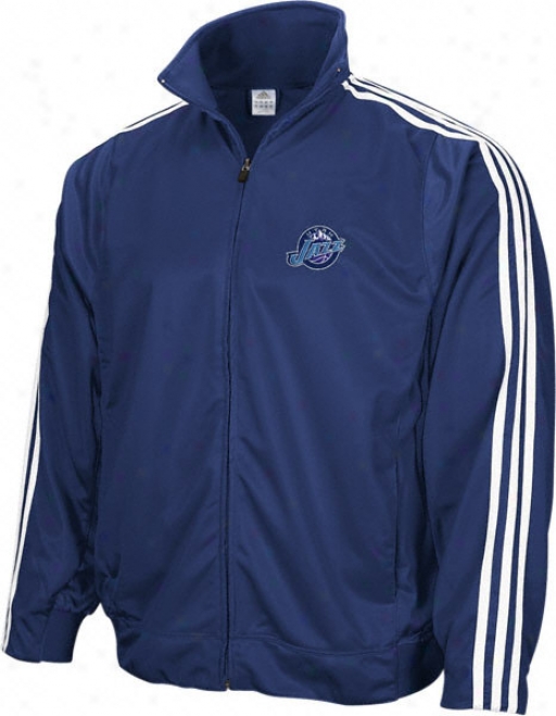 Utah Jazz Adidas 3-stripe Track Jacket